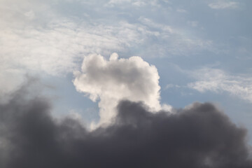 Obraz premium Cloud Scape Cloud from Tropical Sky.