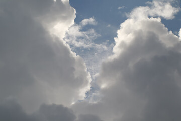 Obraz premium Cloud Scape Cloud from Tropical Sky.