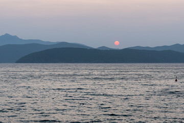 Elba Island Sunset from the Lover's Beach.