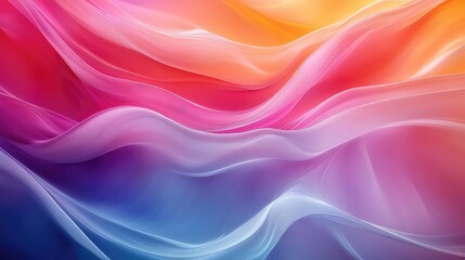 Fototapeta premium Colorful abstract background with flowing curved lines and patterns 