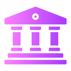 bank gradient icon