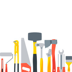 Construction Tools Illustration