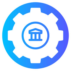 management gradient icon