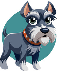  Miniature Schnauzer vector 
