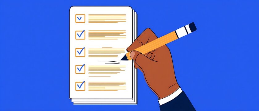 Hand marking checklist