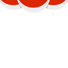 Indonesia Flag Curtains Tent