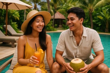 Tropical relaxation by poolside