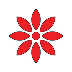 abstract flower vector illustration