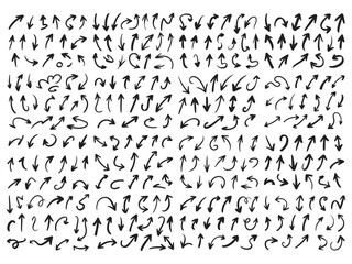 Hand-Drawn Arrows for Design, arrow icons, vector black large variety of hand-drawn arrows, both up and down, in various styles and directions, arrow, arrows, hand drawn, hand-drawn, vector, graphic, 