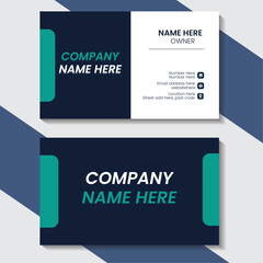  Clean Minimalist Business Card Template – Simple and Elegant Design