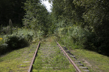 Railroad, railway, train, ending railway, Shawinigan, road