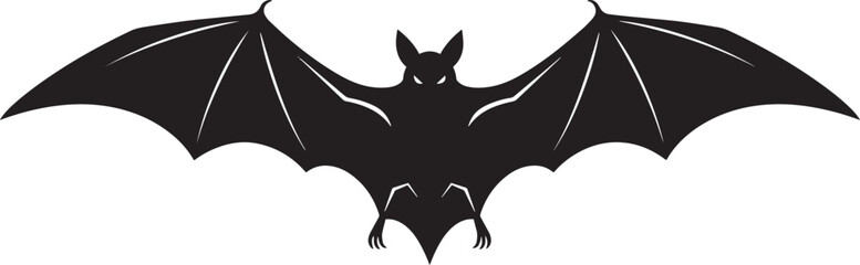 Silhouette of a Bat  A Nocturnal Creature of the Night