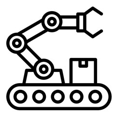 Industrial Automation  Icon Element For Design	