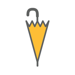 umbrella icon , template, flat, design, vector, illustrations, education, style, trendy, collections