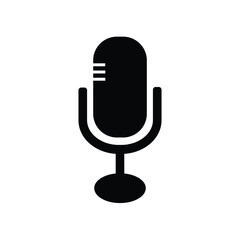 microphone icon vector illustration