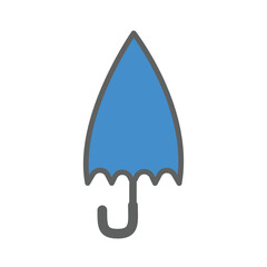 umbrella icon , template, flat, design, vector, illustrations, education, style, trendy, collections