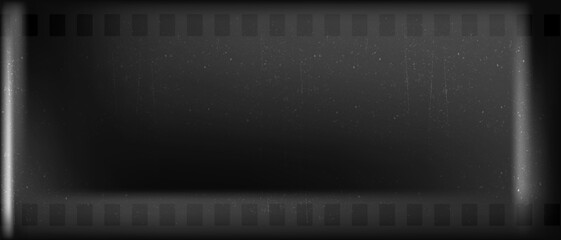 Old shabby grainy film overlay effect, Abstract dark bg cinema with noise and grainy texture, Vector illustration.