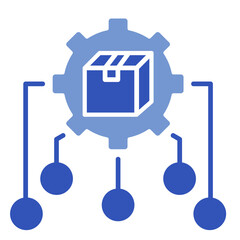 Obraz premium Supply Chain Integration Icon Element For Design 
