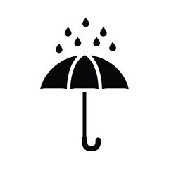 umbrella icon , template, flat, design, vector, illustrations, education, style, trendy, collections