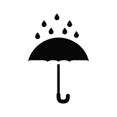 umbrella icon , template, flat, design, vector, illustrations, education, style, trendy, collections