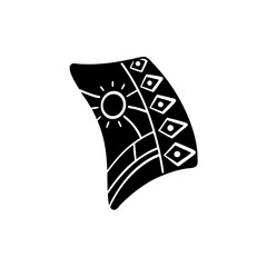 creative details solar panel icon vector illustration	