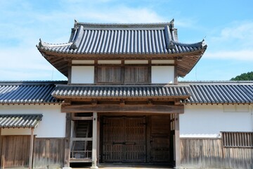 Fototapeta premium 三日月陣屋 物見櫓