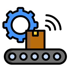 Smart Production  Icon Element For Design	