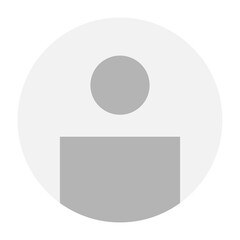 Flat illustration in grayscale. Avatar, user profile, person icon, gender neutral silhouette, profile picture. Suitable for social media profiles, icons, screensavers and as a template.