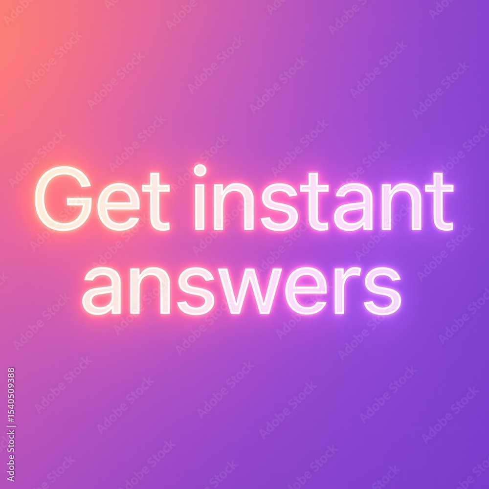 Poster A simple message on colorful background that reads 