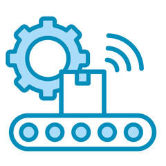 Smart Production  Icon Element For Design	