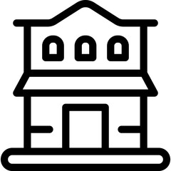 Bank single icon vector illustration