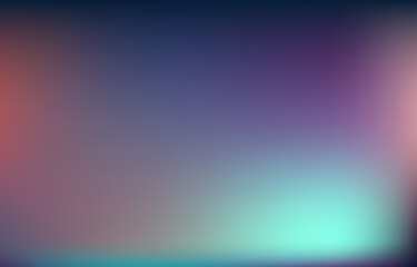 Gradient colored background.