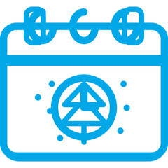 Calendar single icon vector illustration