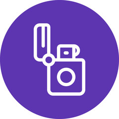 Lighter single icon vector illustration
