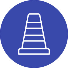 VLC single icon vector illustration