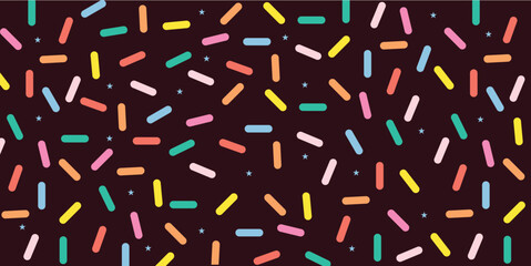 Sprinkle vector seamless pattern background eps10