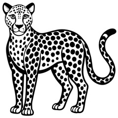 leopard vector illustration