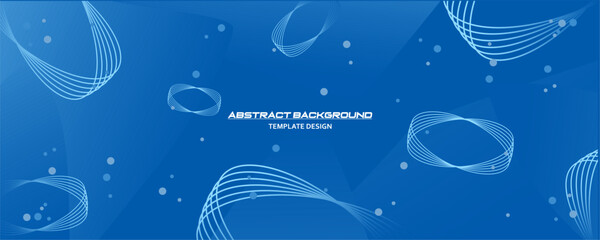 Vector Gradient Background With Abstract Style, Premium Template Design