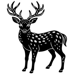 deer silhouette vector