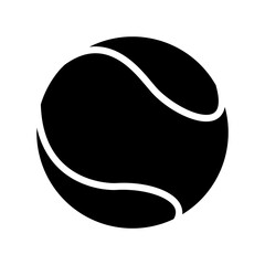 Tennis ball icon. Padel ball icon.