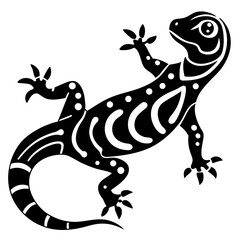 chameleon cartoon illustration