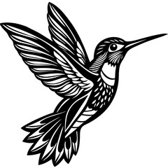 black silhouette of a bird