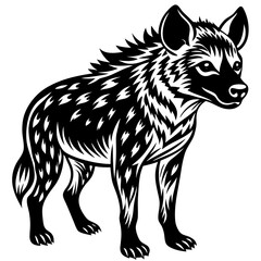 wolf vinyl ready vector illustration