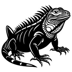 vector illustration of a lizard