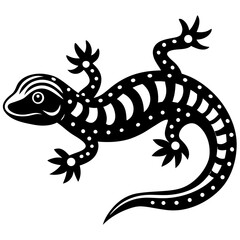 lizard isolated on white background
