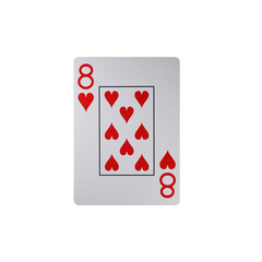 Full Deck: 52 Standard Playing Cards Photographed Individually and Isolated