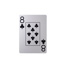 Full Deck: 52 Standard Playing Cards Photographed Individually and Isolated