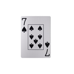 Full Deck: 52 Standard Playing Cards Photographed Individually and Isolated