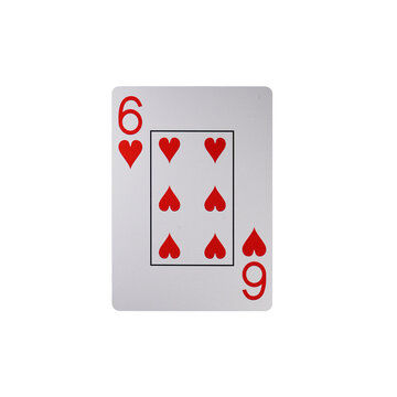 Full Deck: 52 Standard Playing Cards Photographed Individually and Isolated