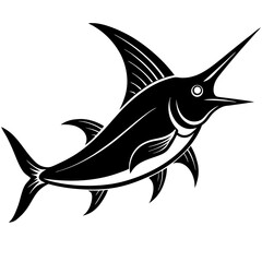 vector illustration of a fish